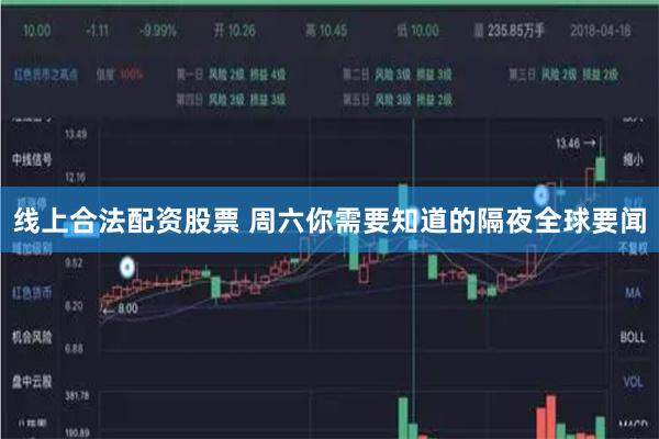 线上合法配资股票 周六你需要知道的隔夜全球要闻