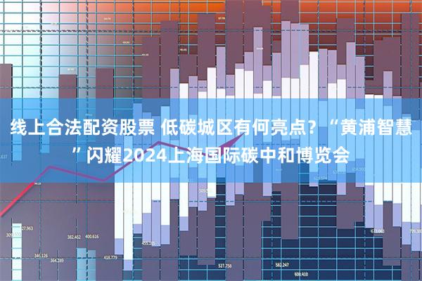 线上合法配资股票 低碳城区有何亮点？“黄浦智慧”闪耀2024上海国际碳中和博览会